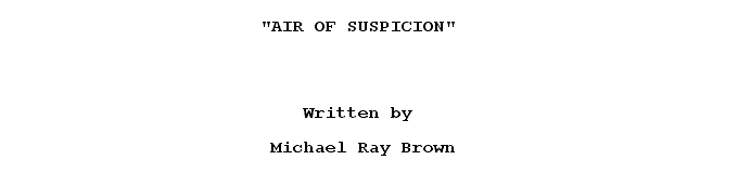 Screenplay snippet - Cover Page